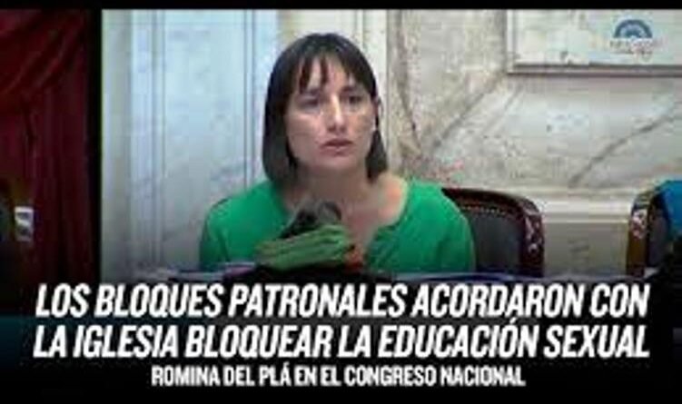 “Los bloques patronales acordaron con la Iglesia el bloqueo de la educación sexual”
