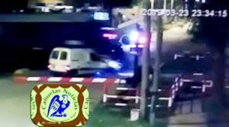 Cañuelas, accidente pasó a nivel del Ferrocarril Roca y Pellegrini  con suerte y sin víctimas.