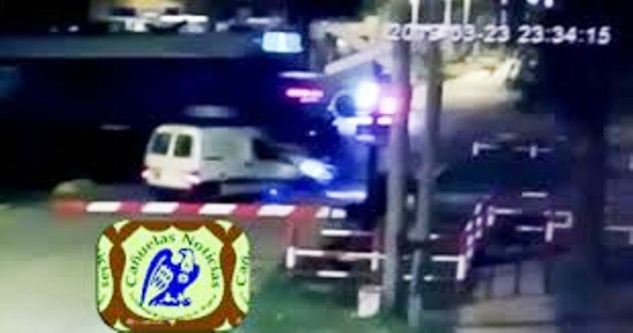 Cañuelas, accidente pasó a nivel del Ferrocarril Roca y Pellegrini  con suerte y sin víctimas.