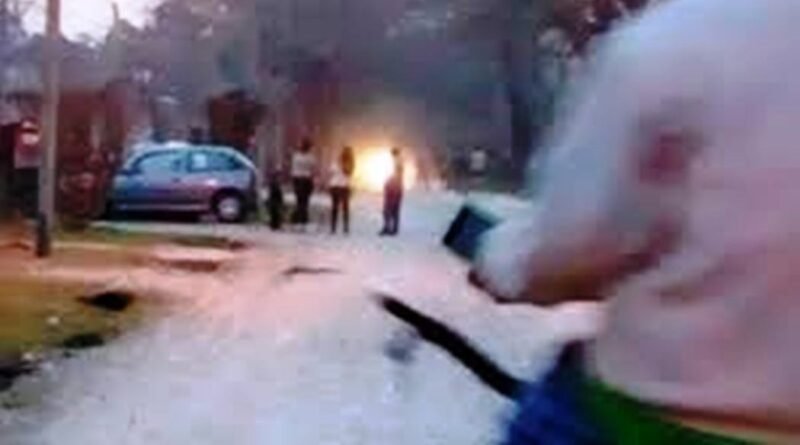 Urgente Barrio Libertad Cañuelas, tiroteo en en fondo entre dos facciones un herido de bala.