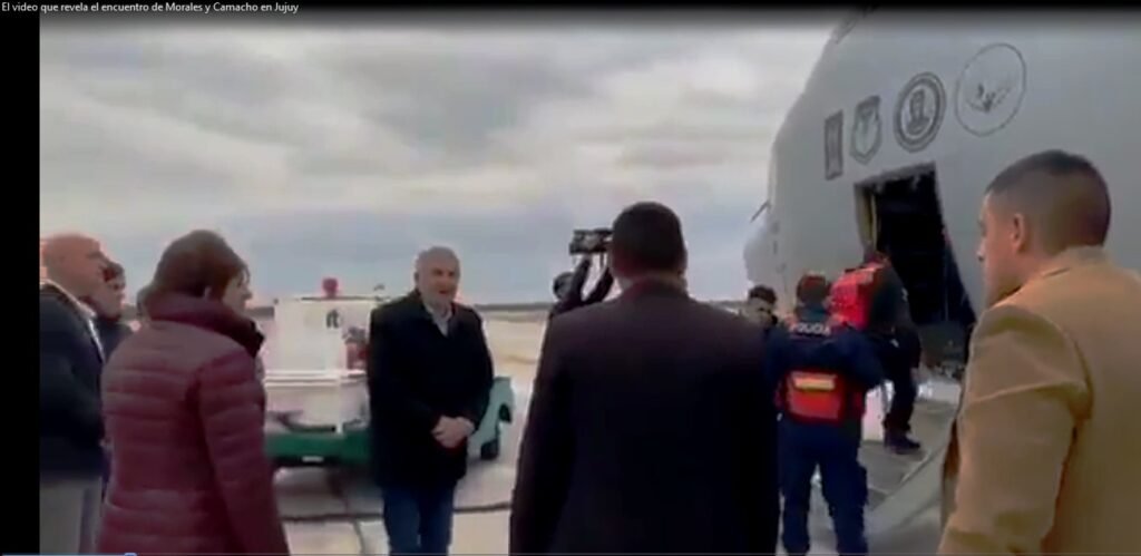 Jujuy, Fernando “Macho” Camacho viajo el 5 de septiembre con el Gobernador Morales, en un Hércules de la Fuerza Aérea Argentina.