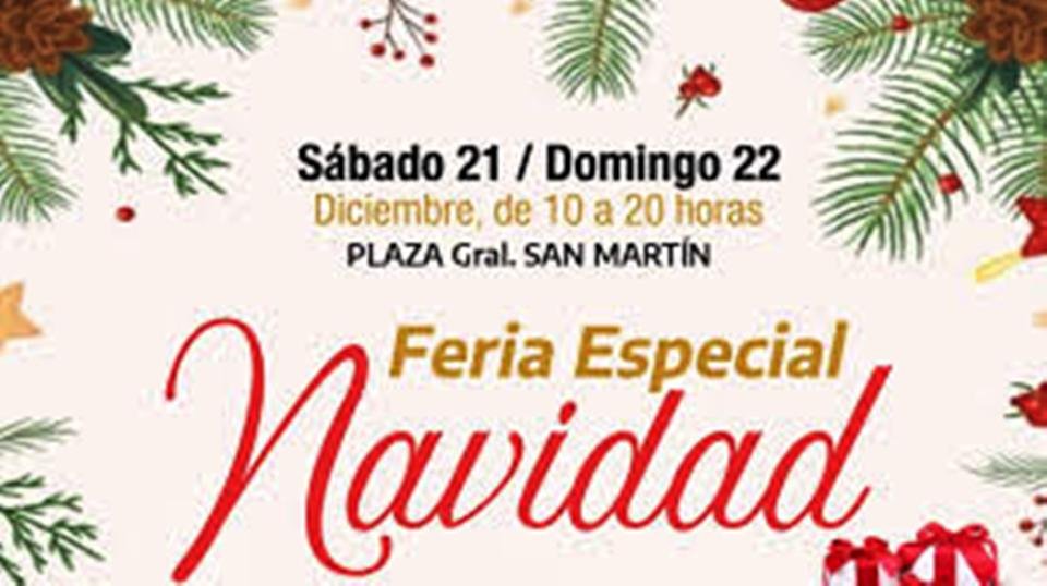 Cañuelas, Feria Especial de Navidad en plaza San Martín.