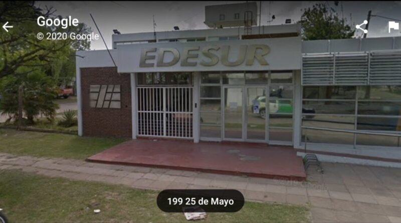 Edesur en Cañuelas tiene a 3659 usuarios sin energía eléctrica el 7 de febrero del 2020.