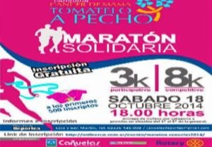 18 de octubre de 2014 maratón solidaria tómatelo a pecho plaza san martín de cañuelas centro rotary club0000000