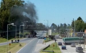 Alerta, por Edesur corte de la ruta nacional número 205 en el ingreso a la ciudad de Cañuelas.