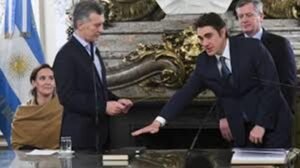Casa rosada, juramento del ministro de energía.