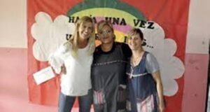 Cañuelas, marisa fassi entrego una ayuda económica a la escuela 34