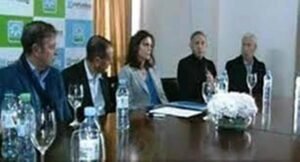 Cañuelas, convenio por el cierre del vertedero entre acunar el jusgado federal con el ministro bergman y el gobierno municipal.