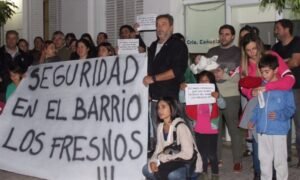 Cañuelas, protestas por la inseguridad 2018.