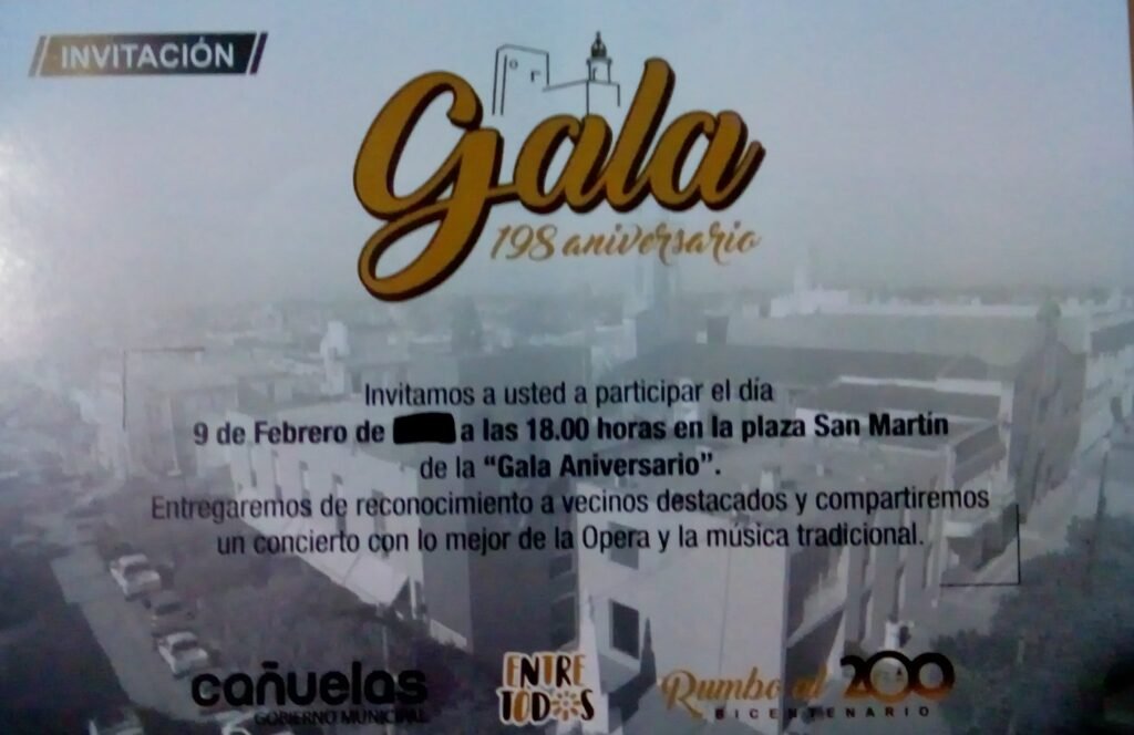 Cañuelas Domingo 9  Gala Aniversario en la Plaza San Martín