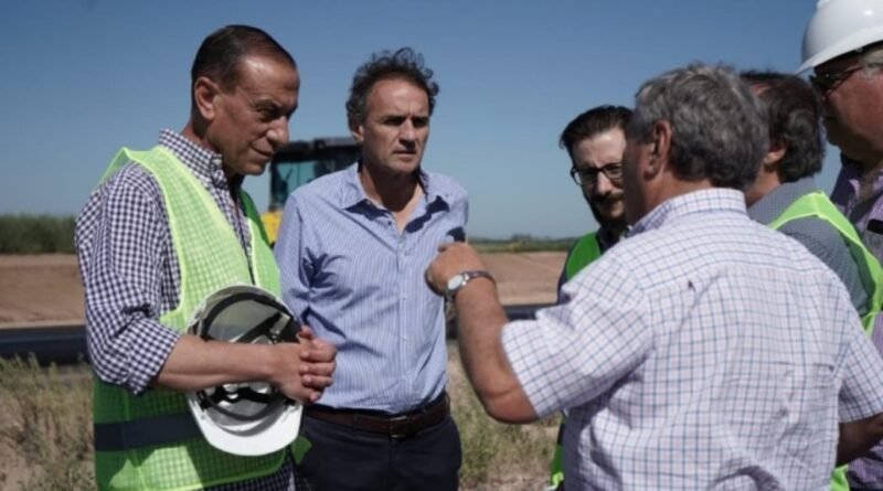 Vialidad Nacional, Arrieta y Katpodis recorrieron la obra de la Autopista Pilar-Pergamino.