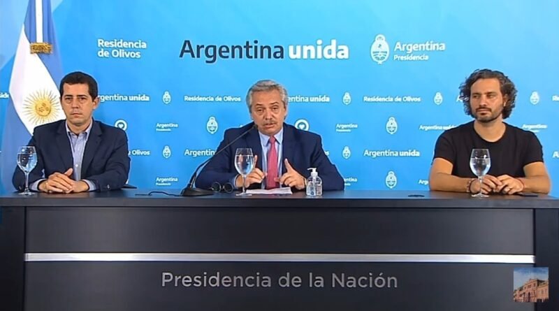 Argentina Alerta Coronavirus COVID-19 el Presidente Alberto Fernández anunció la extensión de la cuarentena hasta el final de Semana Santa.