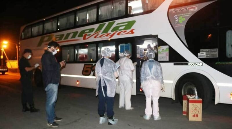 Cañuelas, Operativo de prevención ante la llegada de un micro proveniente de Brasil
