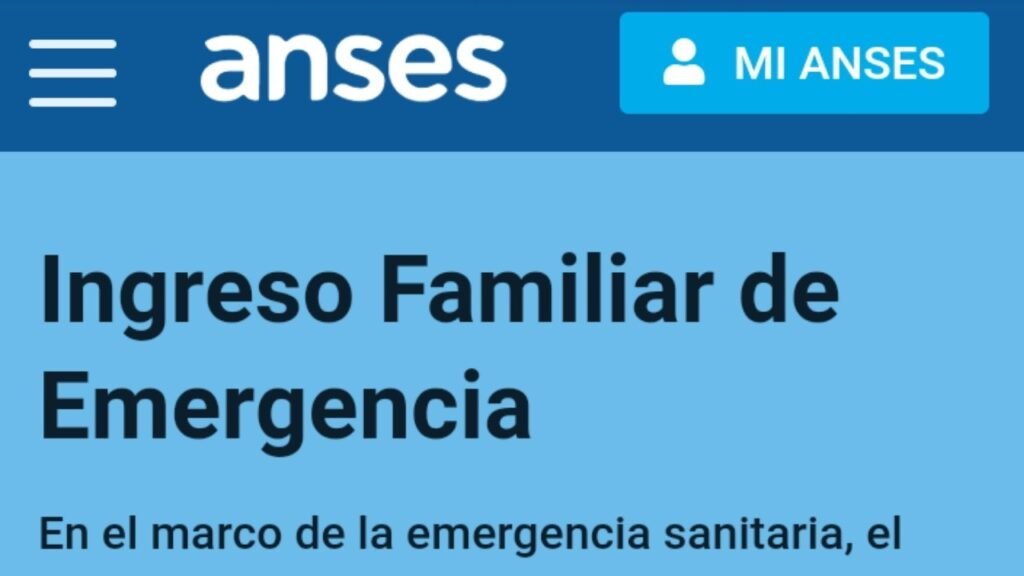 ANSES, estableció un cronograma de Pre-inscripción para cobrar el ingreso Familiar de Emergencia.