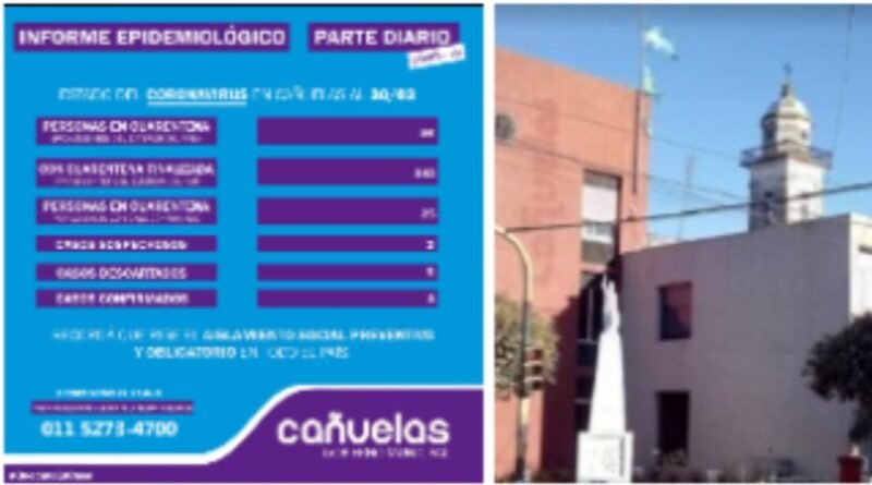 Cañuelas Coronavirus COVID-19, informe epidemiológico del 30/03