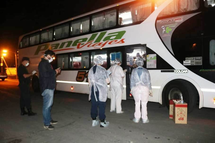 Cañuelas, Operativo de prevención ante la llegada de un micro proveniente de Brasil