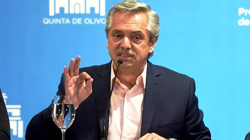 El Presidente Fernández  anticipó que monotributistas y no registrados "van a tener auxilio del Estado"