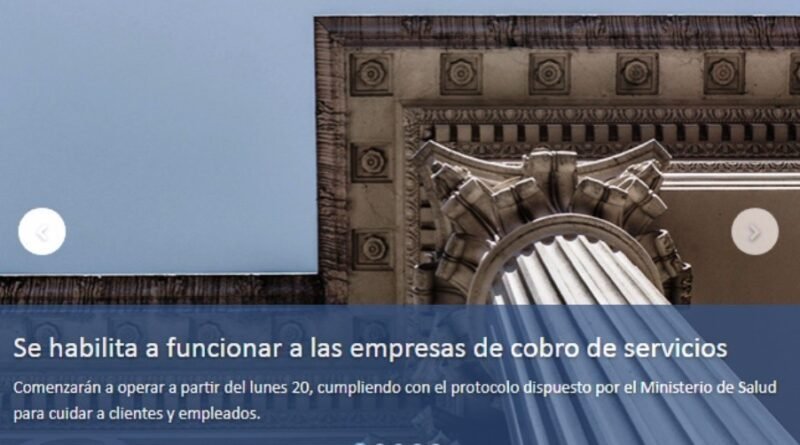 El  Banco Central de la Republica Argentina se habilita a funcionar a las empresas de cobro de servicios