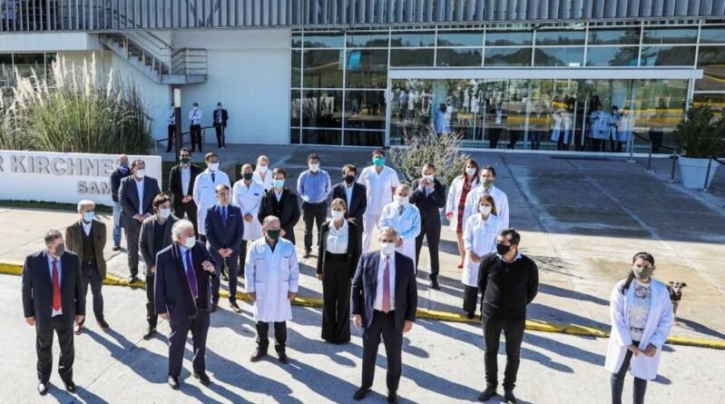 El Presidente Alberto Fernández  y el ministro de Salud recorrieron los nuevos hospitales de Cañuelas y Esteban Echeverría