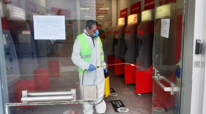 Cañuelas, Fumigación y desinfección en casco urbano por el Coronavirus COVID-19 y Dengue
