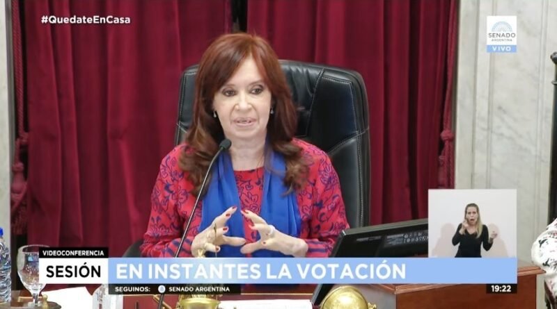  El Senado de la Nación Argentina:en la primera sesión virtual de su historia, avaló los decretos vinculados con la pandemia