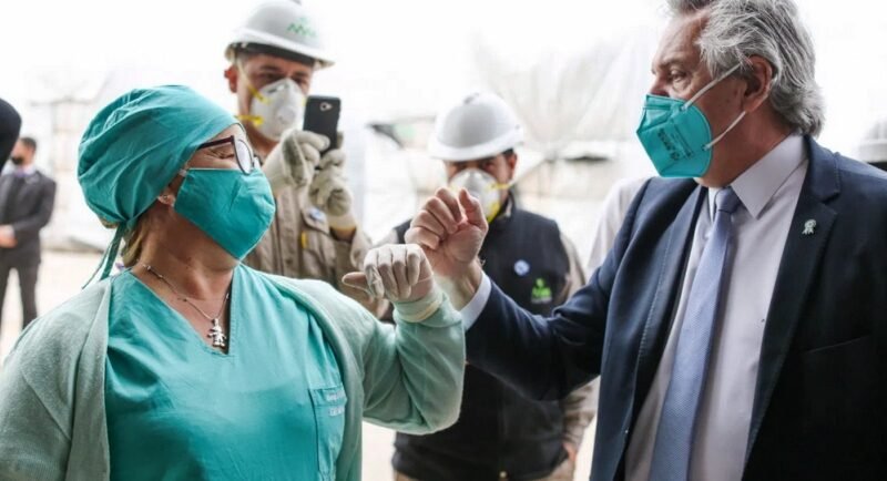 El Presidente visitó Santiago del Estero en su primer recorrido por el interior del país desde el aislamiento social