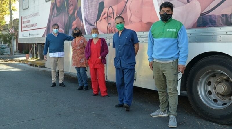 ACUMAR  Instalamos una Unidad Sanitaria Móvil en el hospital municipal de Lanús