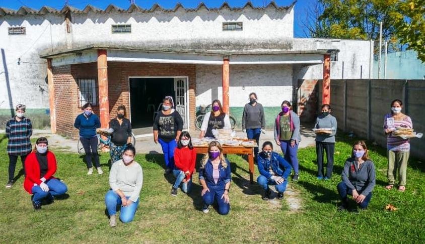 Cañuelas: Actividad solidaria de la Red de Mujeres en Los Pozos.