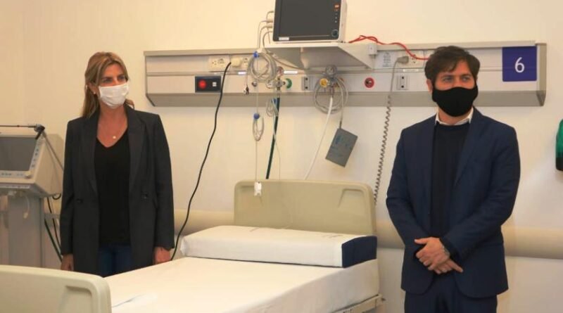 Cañuelas  El gobernador Axel Kicillof recorrió el Hospital Kirchner y el Centro de Aislamiento “Hermanas Dominicas”.