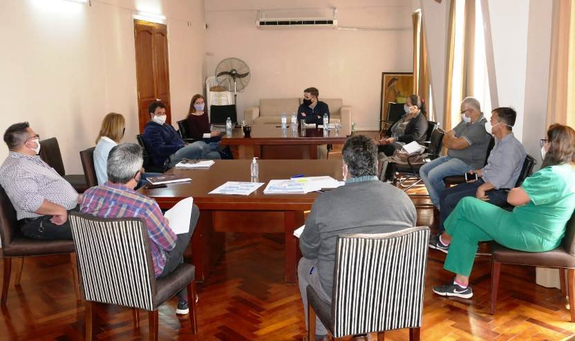 Cañuelas  Palacio Municipal:  Nueva reunión del Comité de Evaluación por el COVID-19.