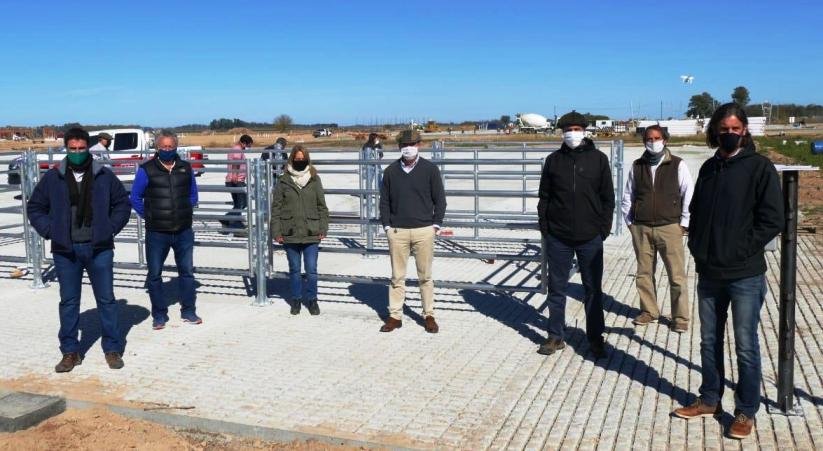Cañuelas: Se reactivaron las obras del Mercado Agroganadero.