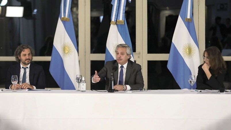 El Presidentes  Fernández anunció un plan de viviendas que creará 750 mil puestos de trabajo