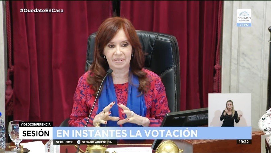  El Senado de la Nación Argentina:en la primera sesión virtual de su historia, avaló los decretos vinculados con la pandemia