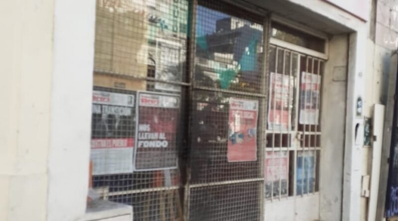 Partido Obrero: Atacan locales partidarios en el barrio de Almagro