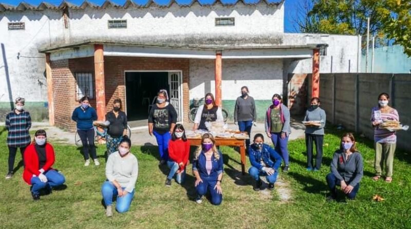 Cañuelas: Actividad solidaria de la Red de Mujeres en Los Pozos.