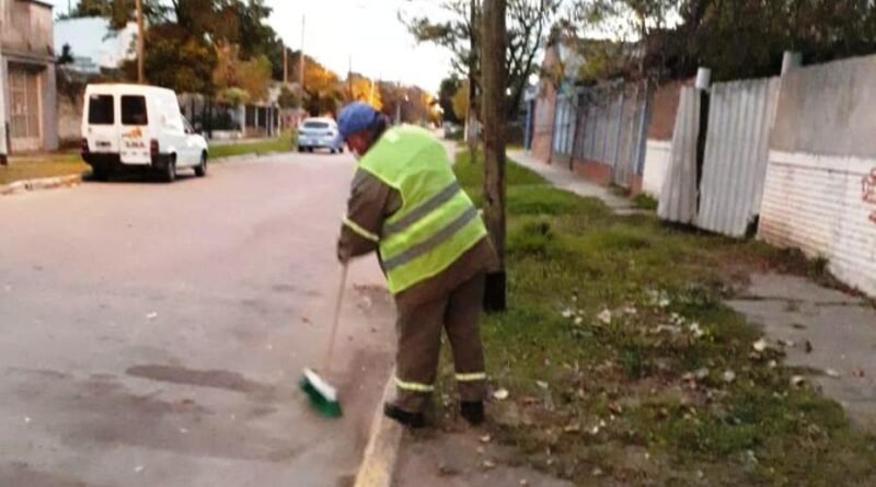 Cañuelas: Tareas de asistencia y limpieza en espacios públicos.