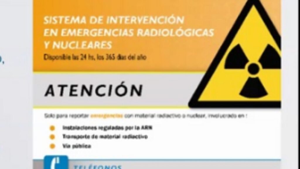 Ministerio de Seguridad de la Provincia de Bs. As. Jornadas de capacitación en Emergencias Radiológicas