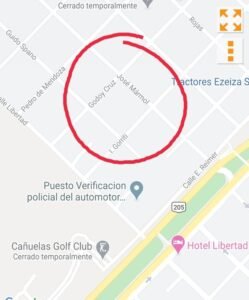 Cañuelas urgente partido de fútbol clandestino en el barrio libertad en las calles godoy cruz y josé mármol