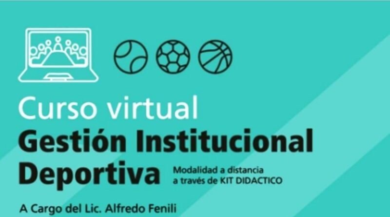 Cañuelas: Curso de Gestión Institucional Deportiva.