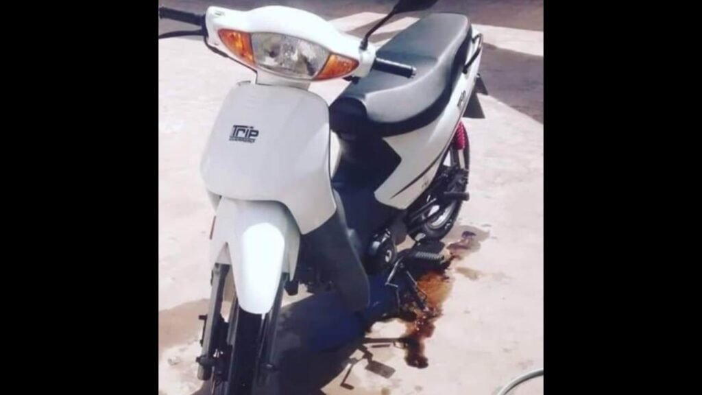 Cañuelas: robaron una moto en la puerta de la casa, la dueña necesita de vuestra colaboración.
