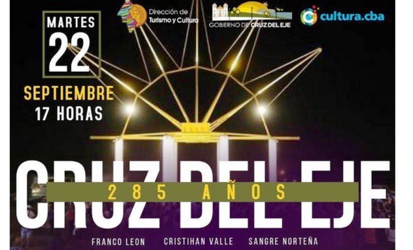 Córdoba: Cruz del Eje cumple 285 años