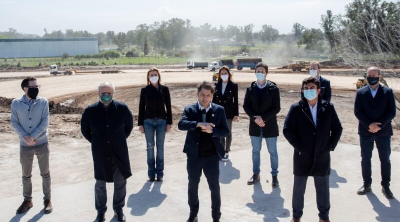 Kicillof participó del anuncio nacional de reactivación de obras públicas, la Intendenta  Fassi de Cañuelas estuvo presenté.