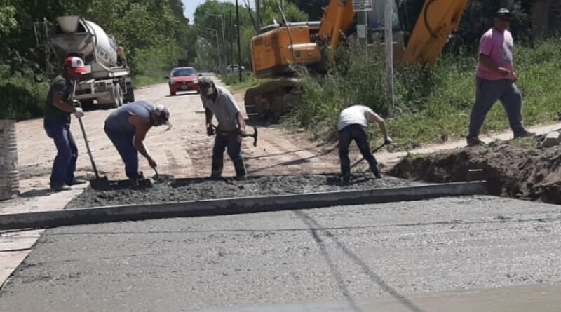 Cañuelas: finalizaron las tareas de bacheo en la esquina de Rawson y 25 de Mayo.