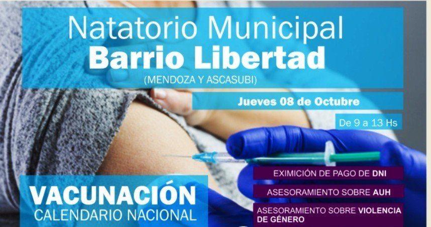 Cañuelas: Operativos de vacunación y salud en barrios y localidades.