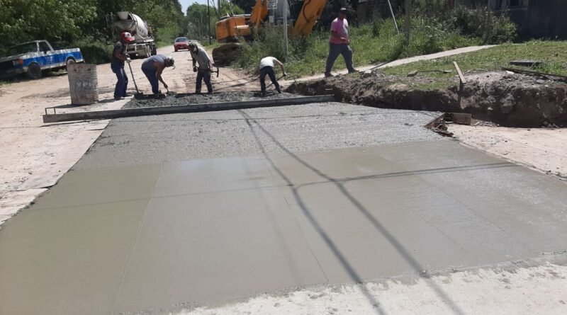 Cañuelas: finalizaron las tareas de bacheo en la esquina de Rawson y 25 de Mayo.-