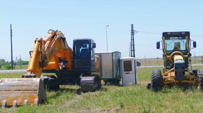 Cañuelas-Comienzan las obras de la rotonda de ruta 6 y 3.