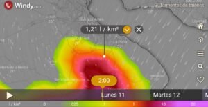 Cañuelas, Alerta meteorologíca por tormentas fuertes, y a oscuras por la falta de mantenimiento de EDESUR.