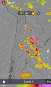 Cañuelas, alerta meteorologíca por tormentas fuertes, y a oscuras por la falta de mantenimiento de edesur.