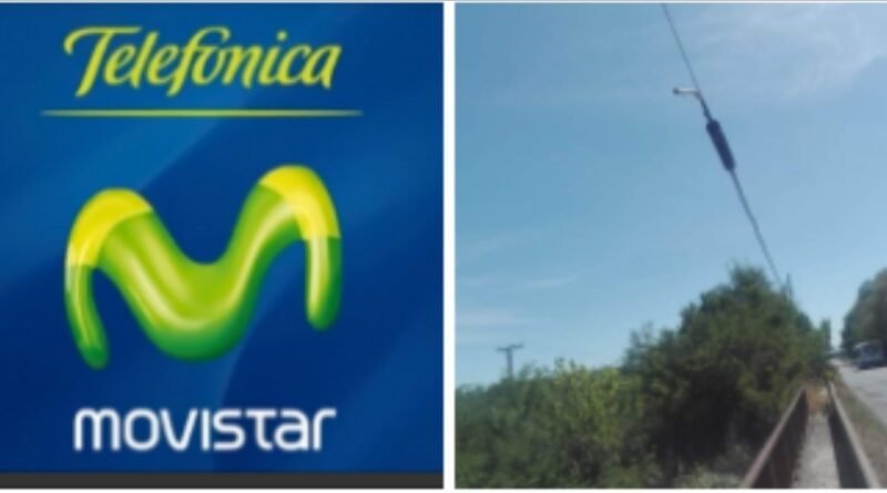 Cañuelas Vicente Casares – sin teléfonos ni internet, robaron los Cables de Movistar Telefónica, el 02/01/2021.