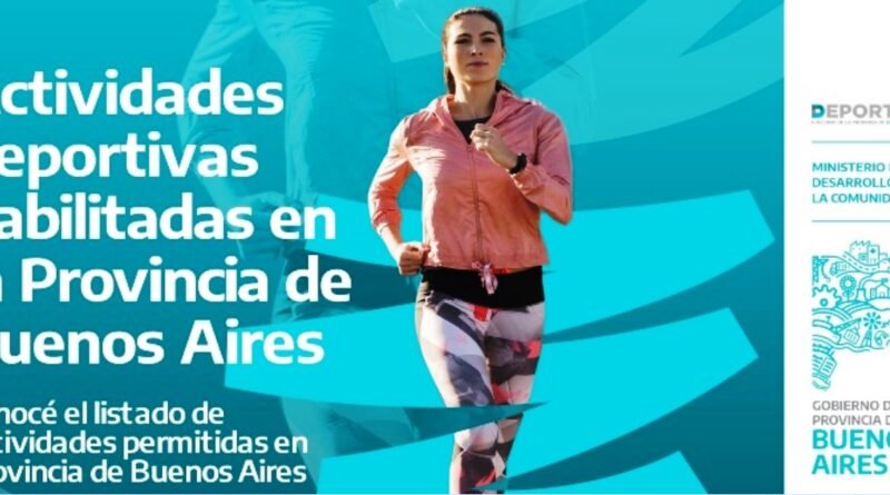 Actividades deportivas colectivas hasta 10 personas en espacios abiertos en la Provincia de Bs As
